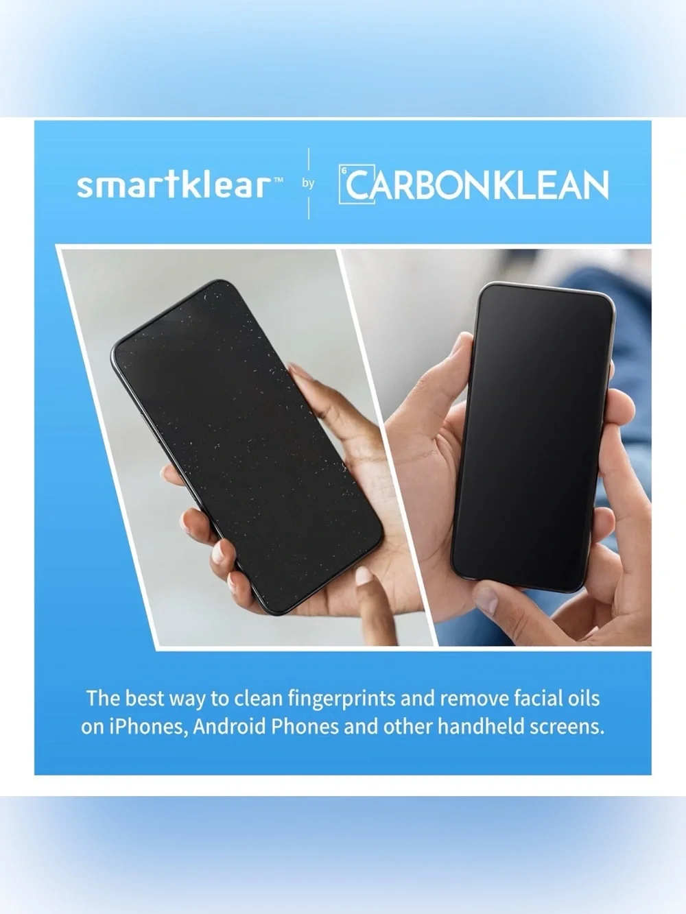 CarbonKlean SmartKlear Smartphone Screen Cleaner